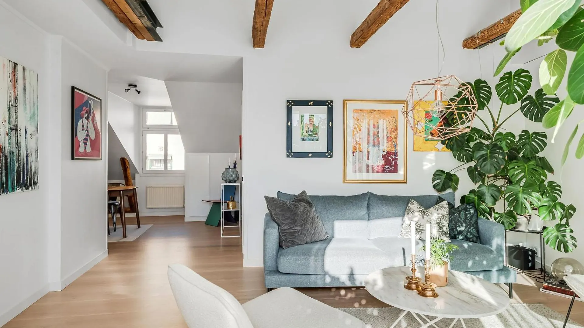 Luxury Top Floor Apartment Trendy Sodermalm Stockholm Sweden